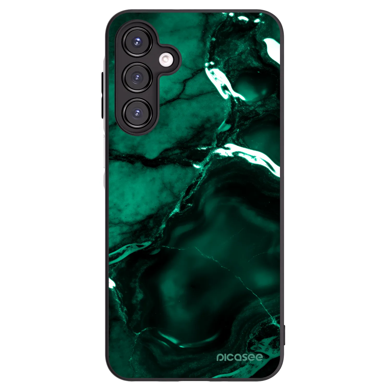 Picasee silikonski črni ovitek za Samsung Galaxy A16 4G - Dark emerald