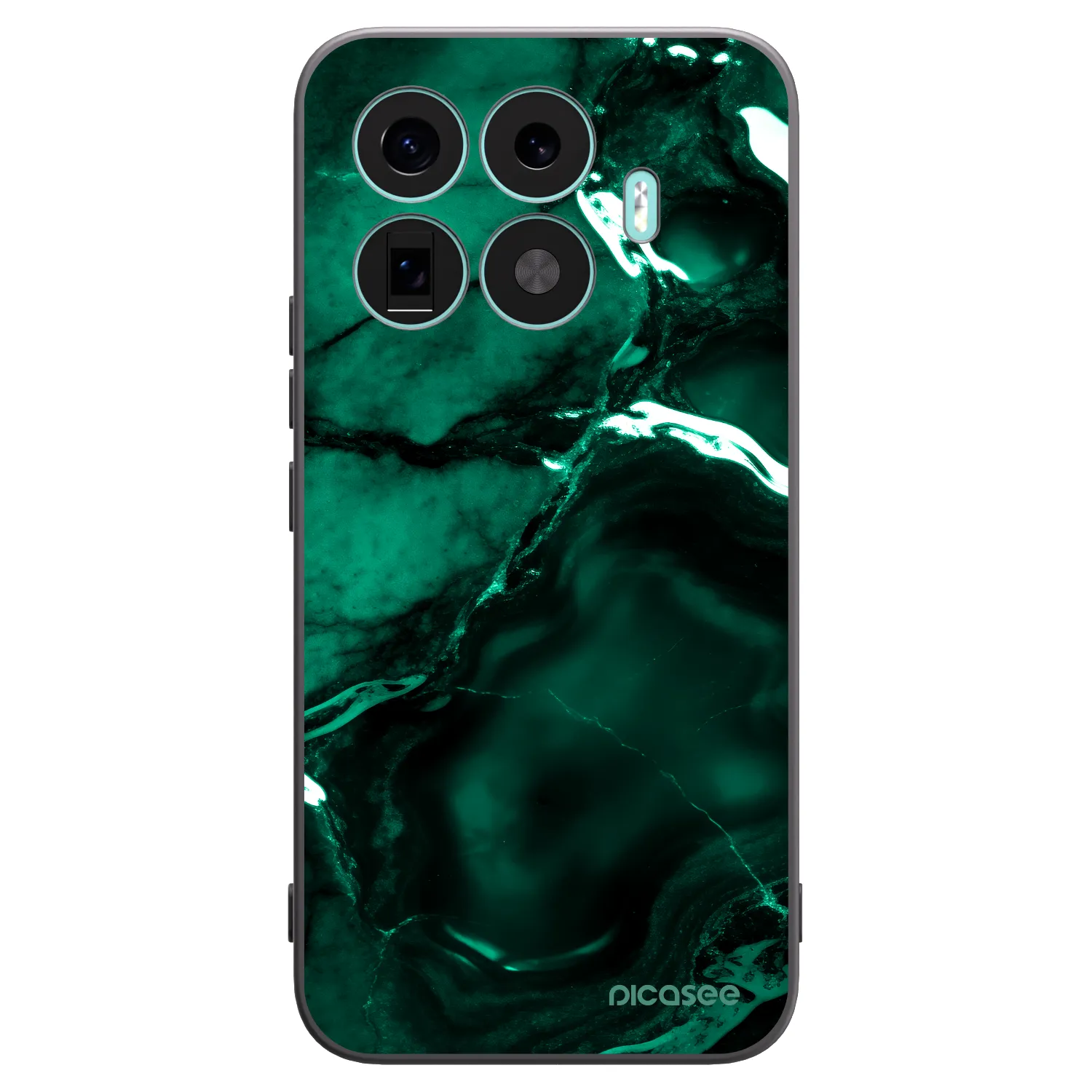 Picasee silikonski črni ovitek za Xiaomi 17T Pro - Dark emerald