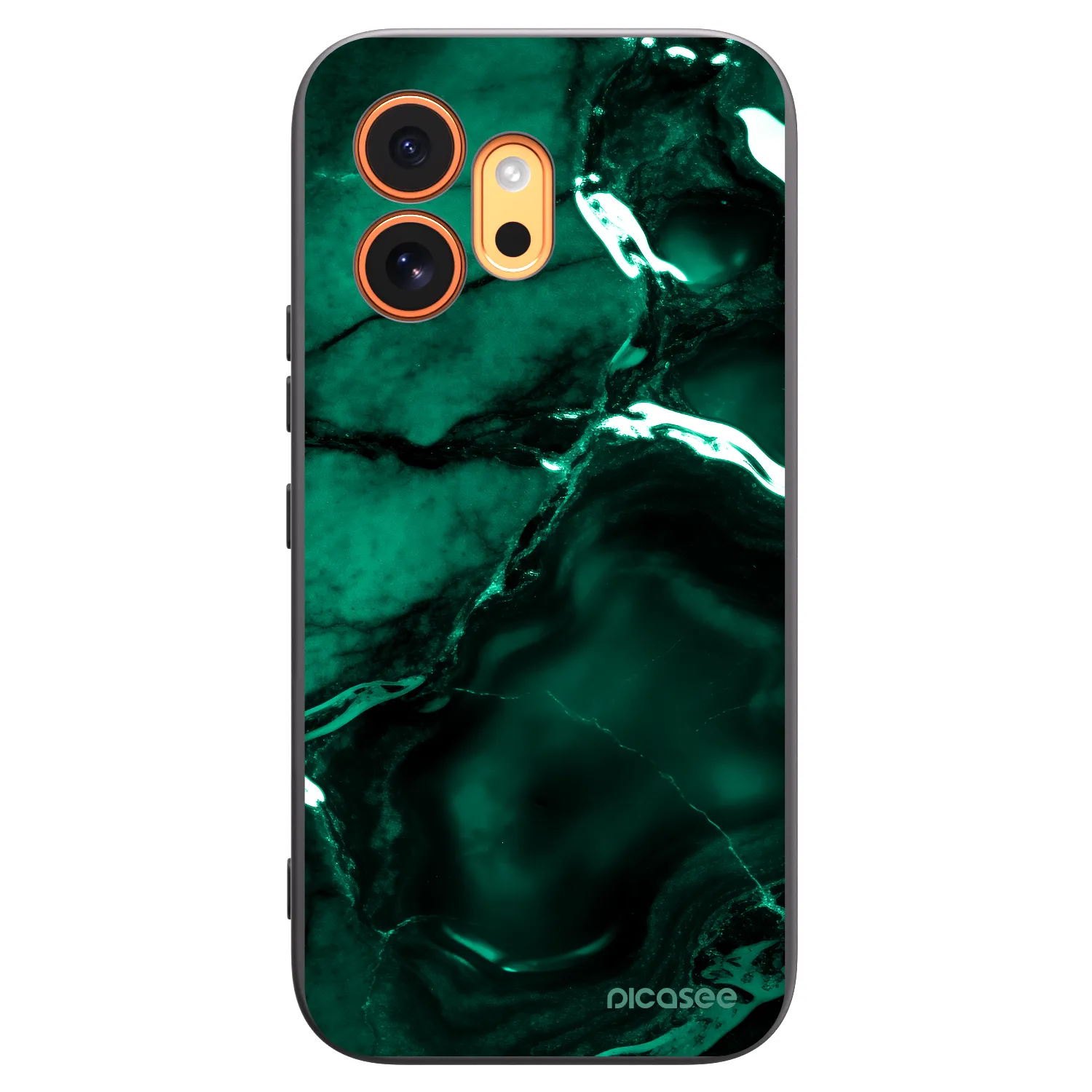 Picasee silikonski črni ovitek za Honor 600 - Dark emerald