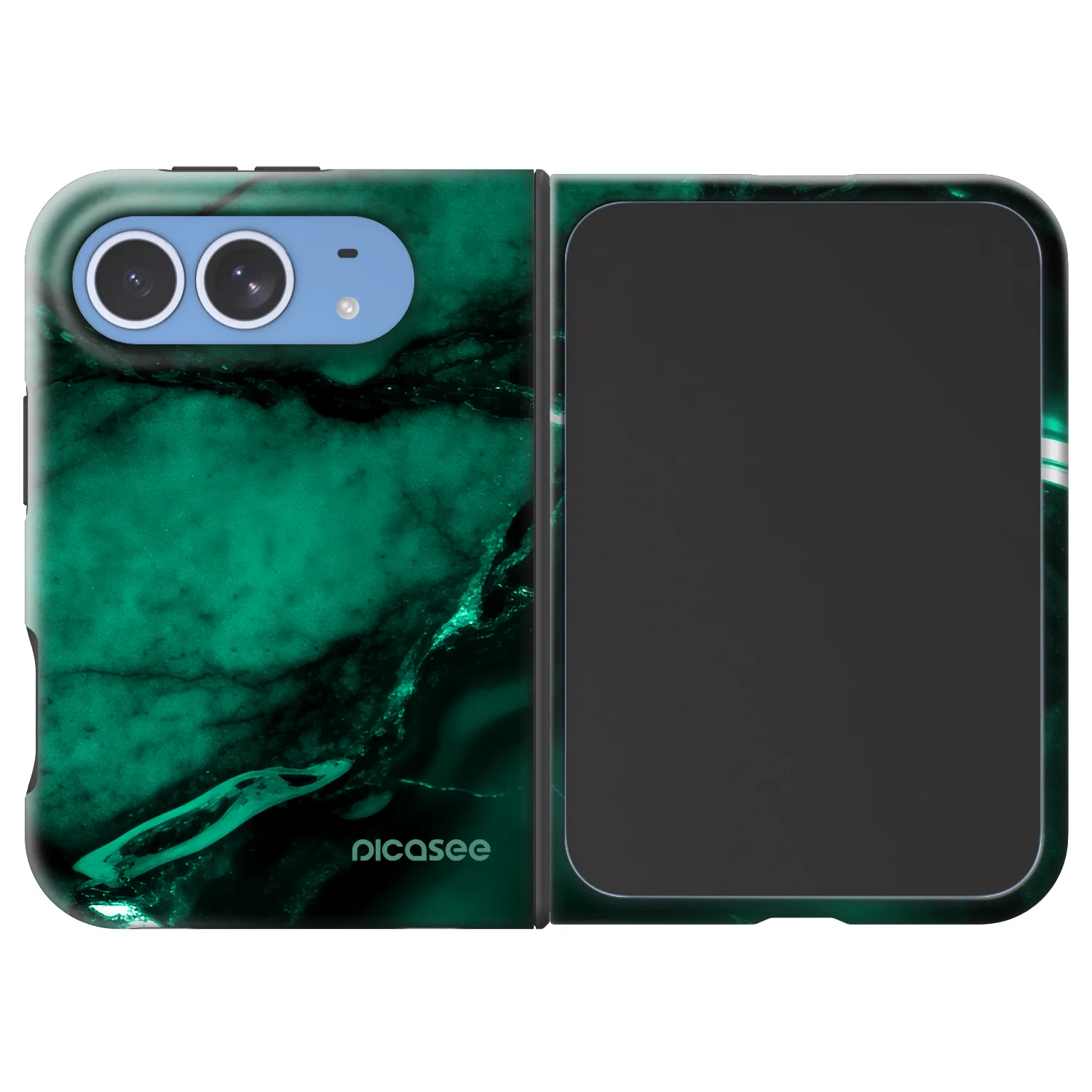 Picasee Fashion Case MagSafe za Apple iPhone Duo - Dark emerald