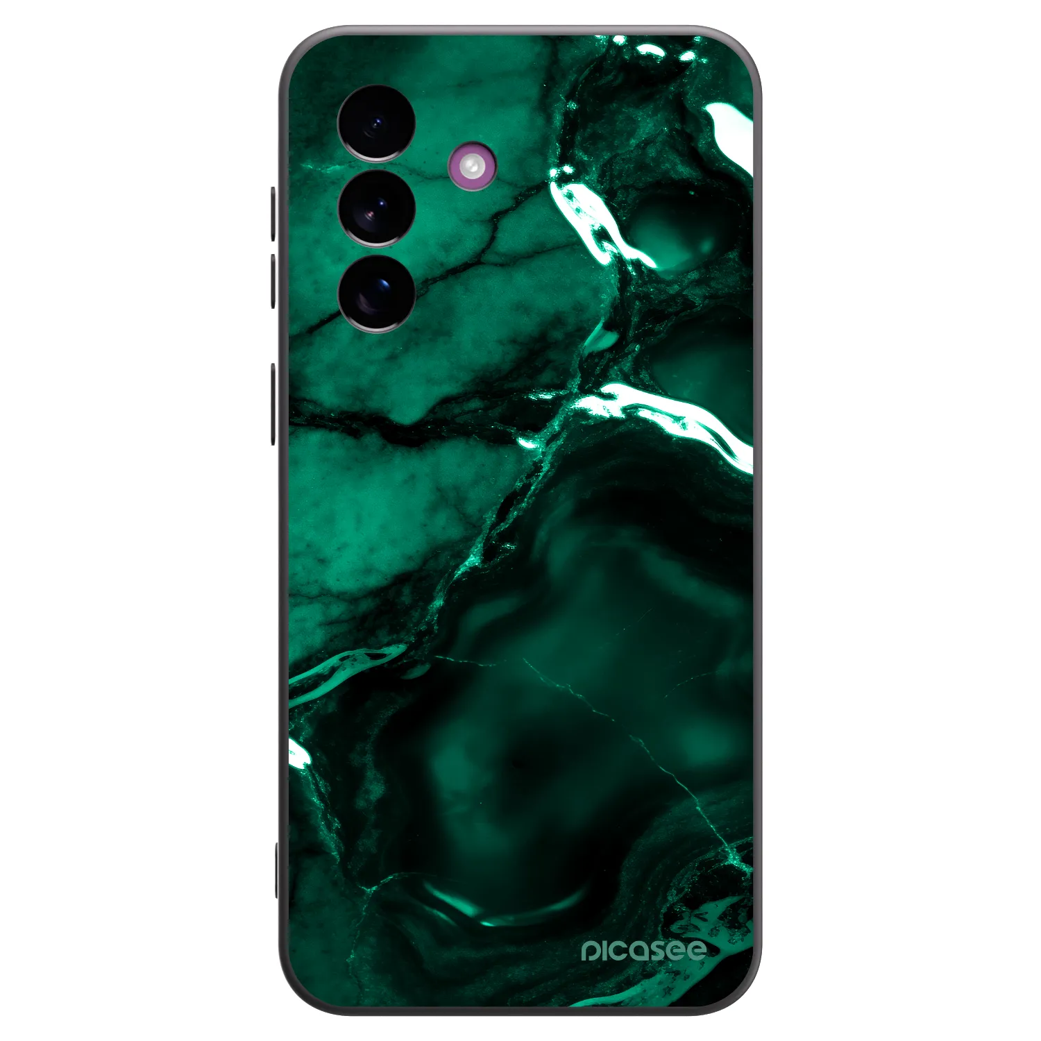 Picasee silikonski črni ovitek za Samsung Galaxy A37 - Dark emerald