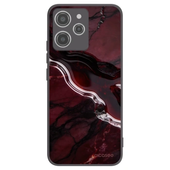 Picasee silikonski črni ovitek za Xiaomi Redmi 12 4G - Cherry stone