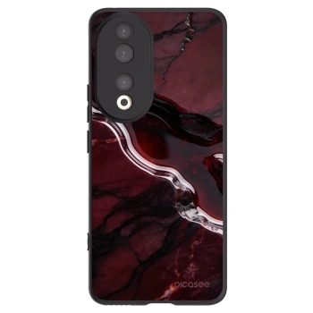 Picasee silikonski črni ovitek za Honor 90 5G - Cherry stone