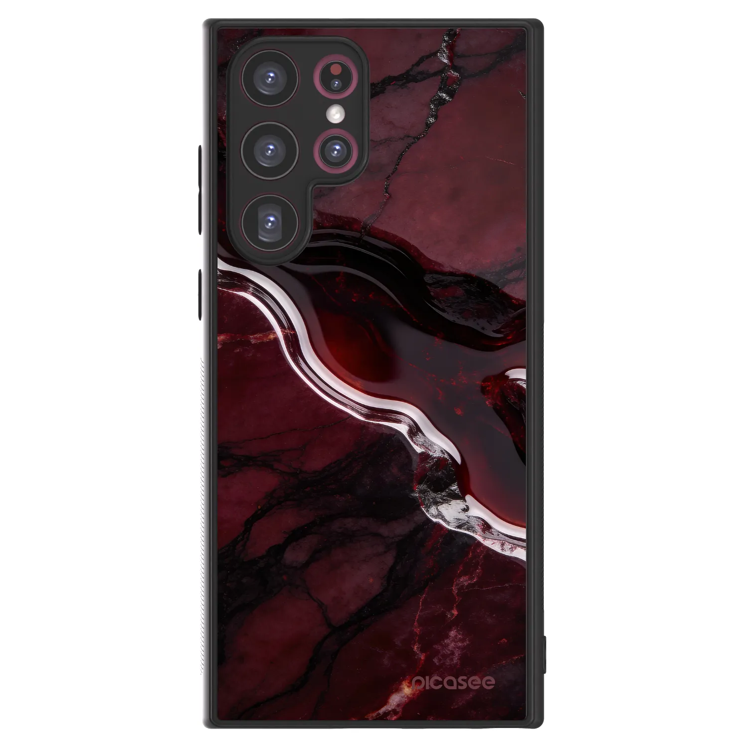 Picasee ULTIMATE CASE za Samsung Galaxy S22 Ultra 5G - Cherry stone