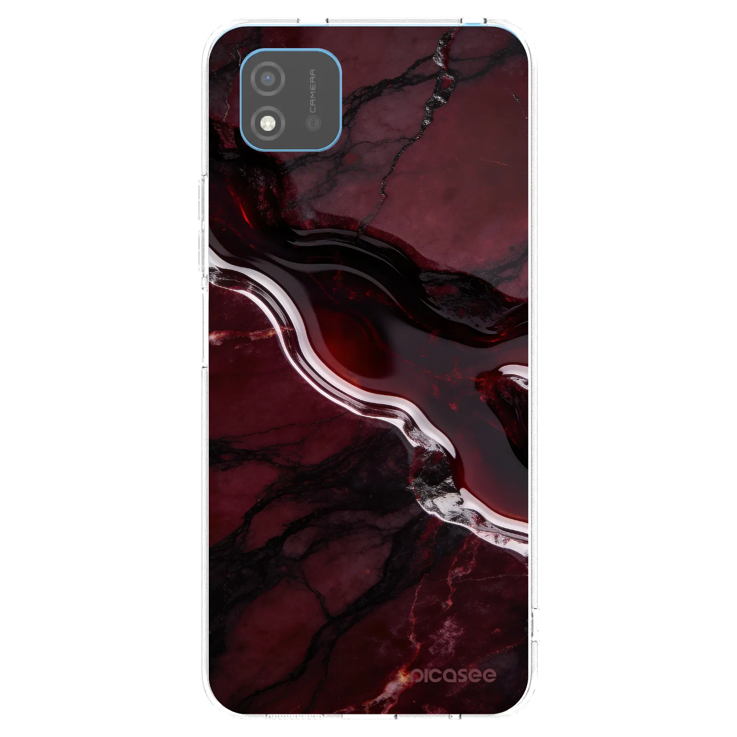 Picasee silikonski prozorni ovitek za Realme C11 (2021) - Cherry stone