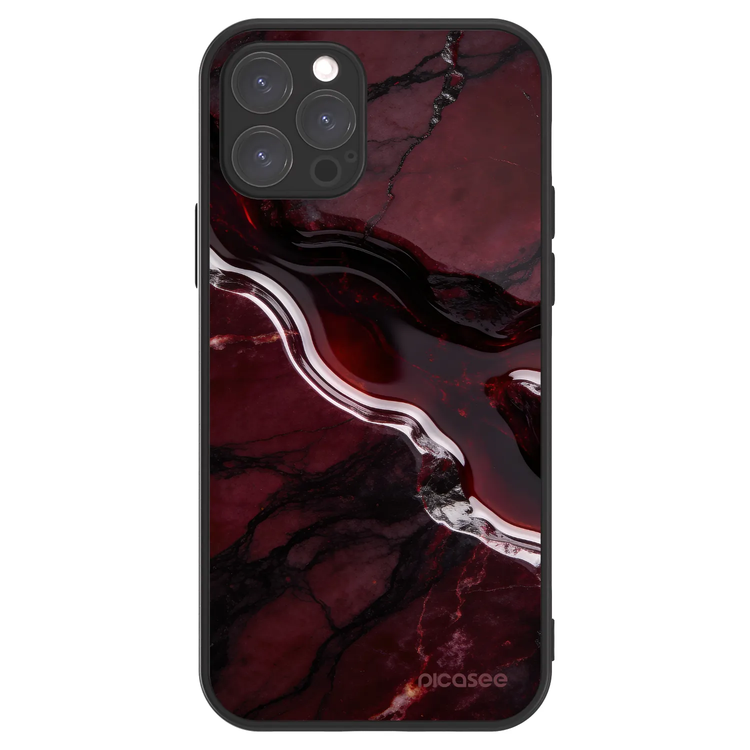 Picasee ULTIMATE CASE MagSafe za Apple iPhone 12 Pro - Cherry stone
