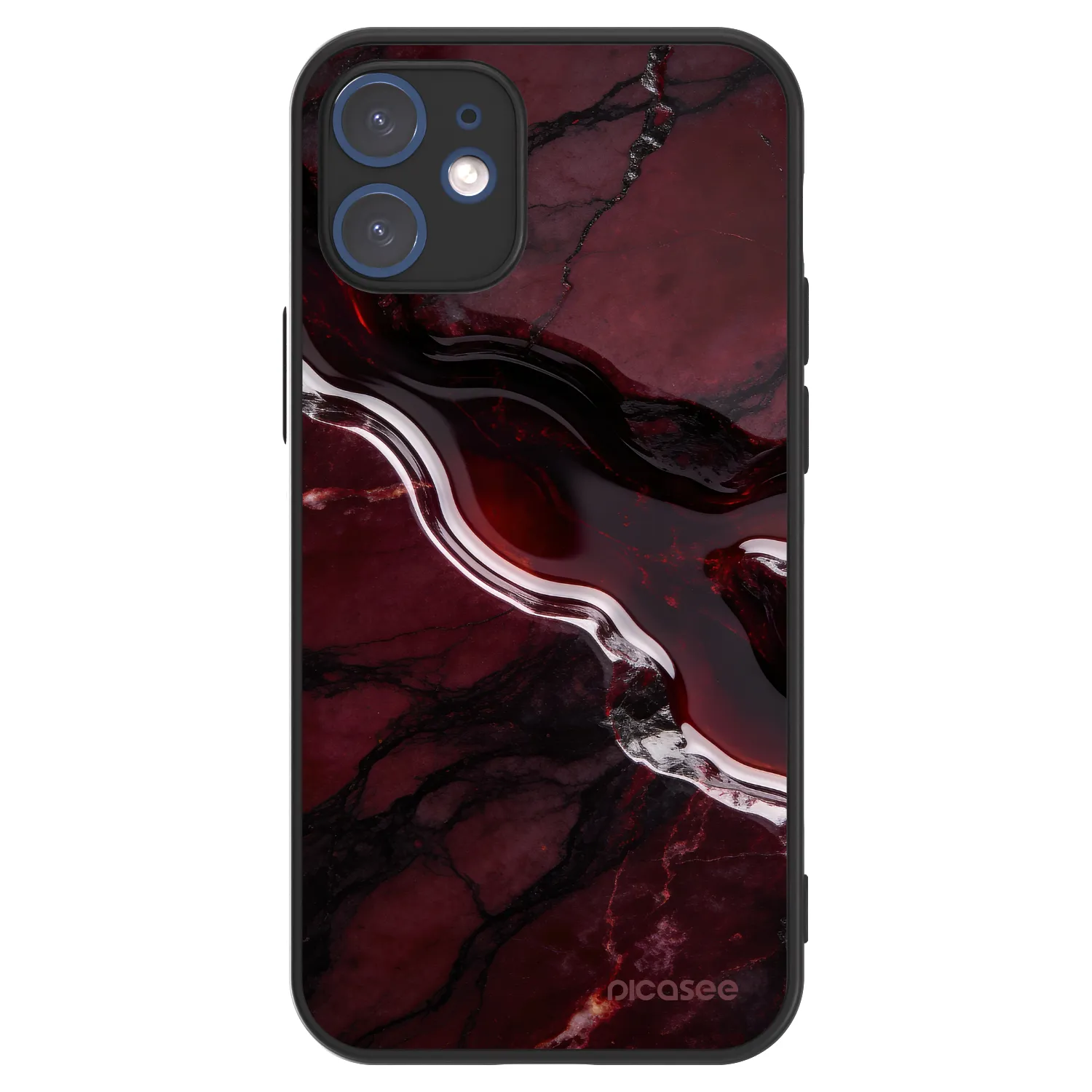 Picasee ULTIMATE CASE MagSafe za Apple iPhone 12 mini - Cherry stone