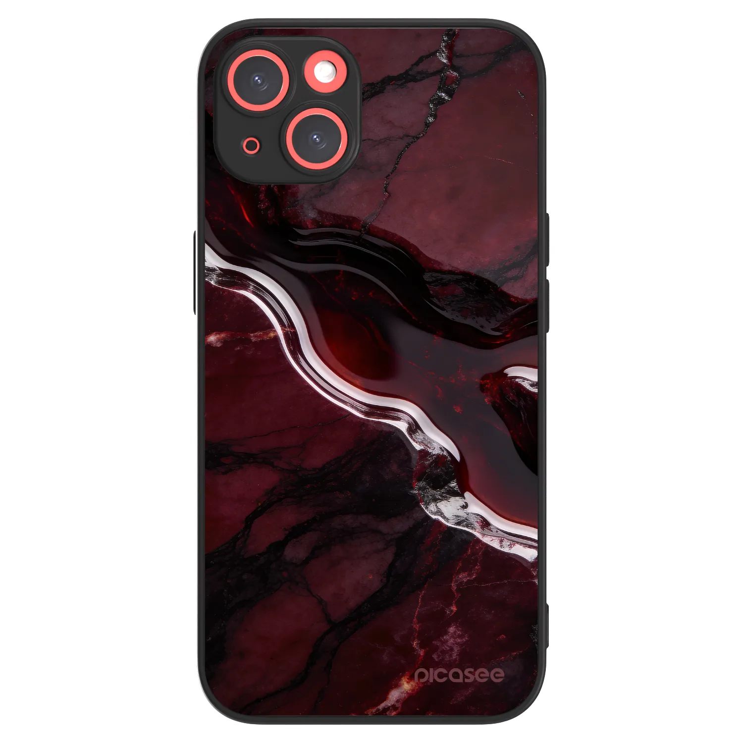 Picasee ULTIMATE CASE MagSafe za Apple iPhone 13 - Cherry stone