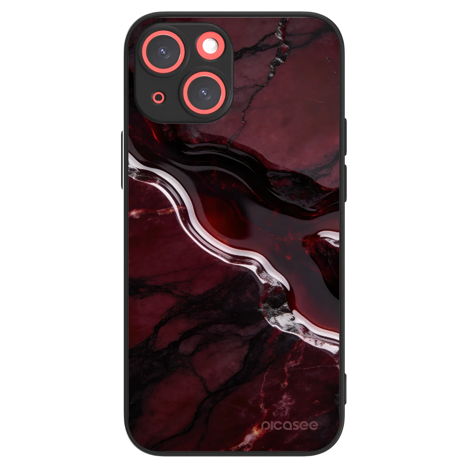Picasee ULTIMATE CASE MagSafe za Apple iPhone 13 mini - Cherry stone