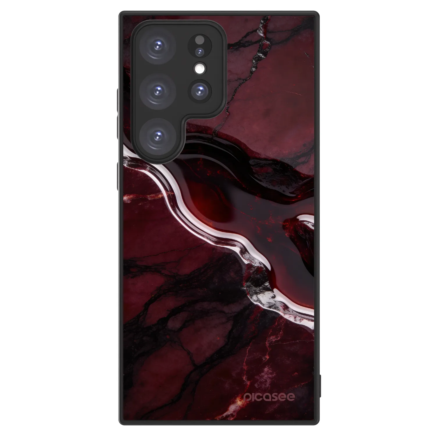 Picasee ULTIMATE CASE za Samsung Galaxy S23 Ultra 5G - Cherry stone