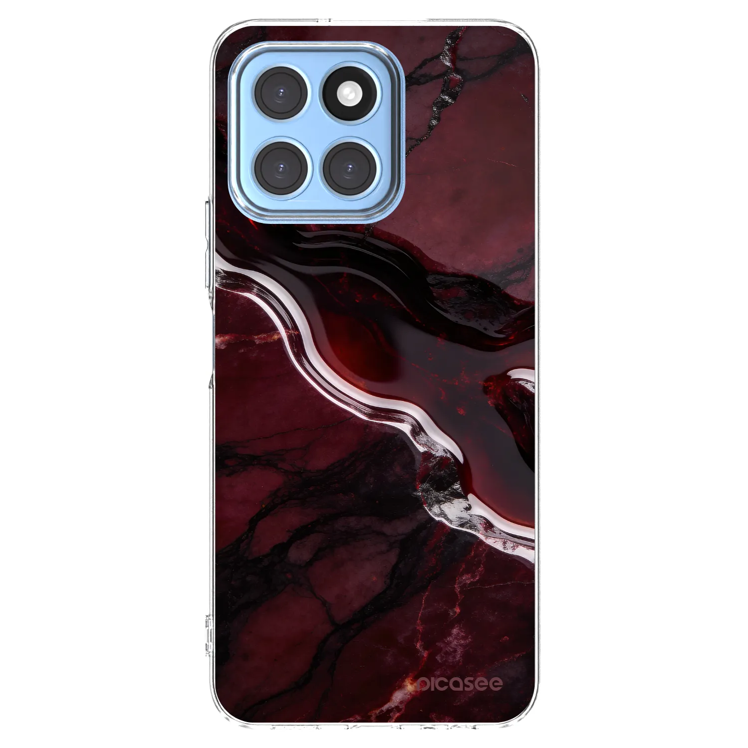 Picasee silikonski prozorni ovitek za Honor X6 - Cherry stone