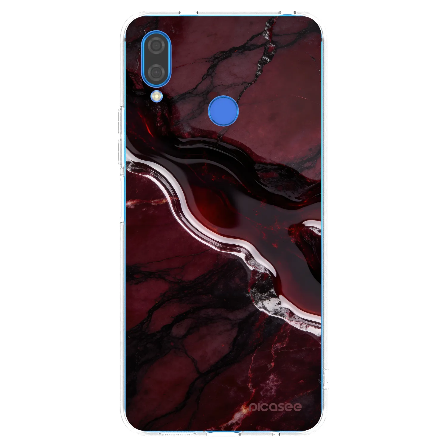 Picasee silikonski prozorni ovitek za Huawei Nova 3 - Cherry stone