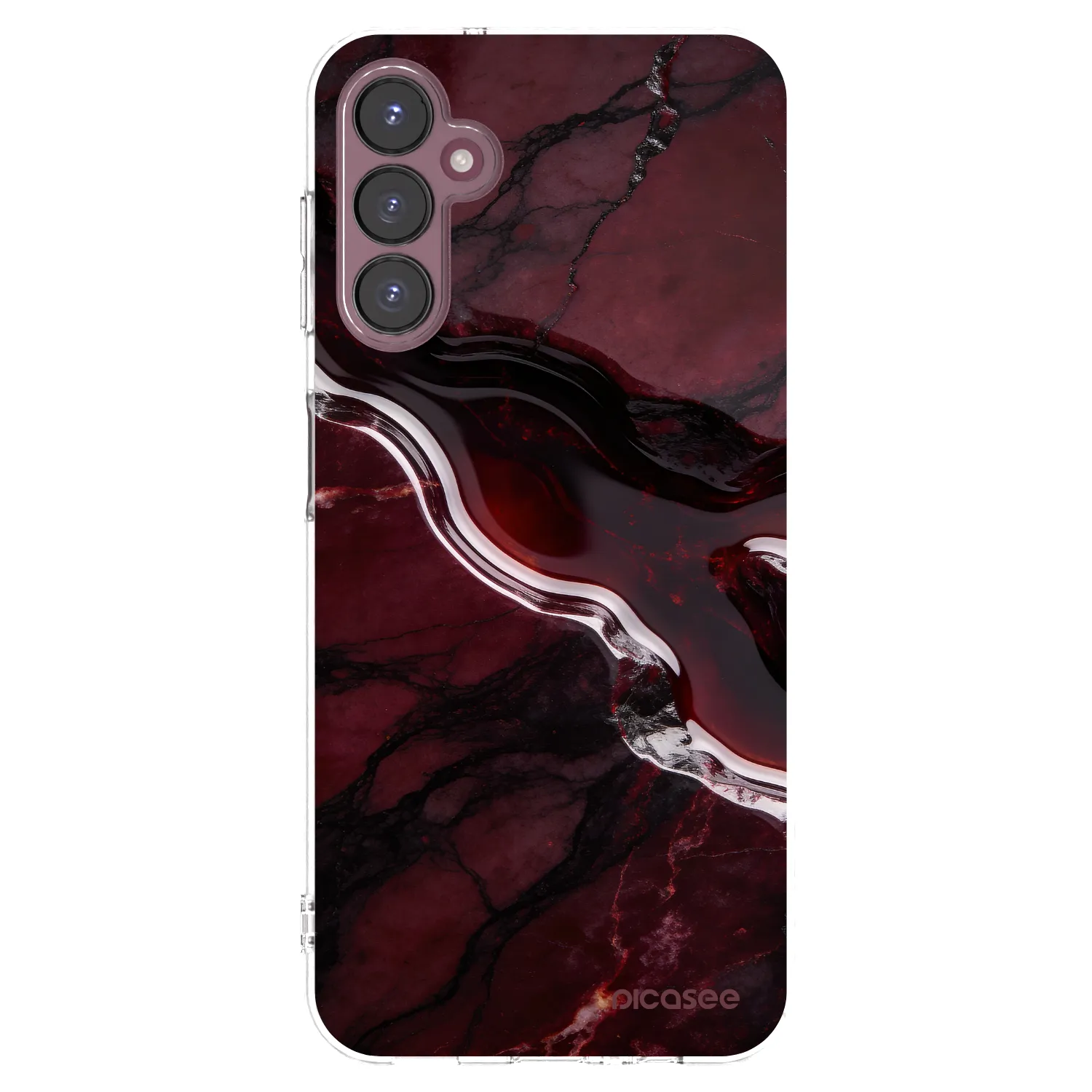 Picasee silikonski prozorni ovitek za Samsung Galaxy A05s A057G - Cherry stone