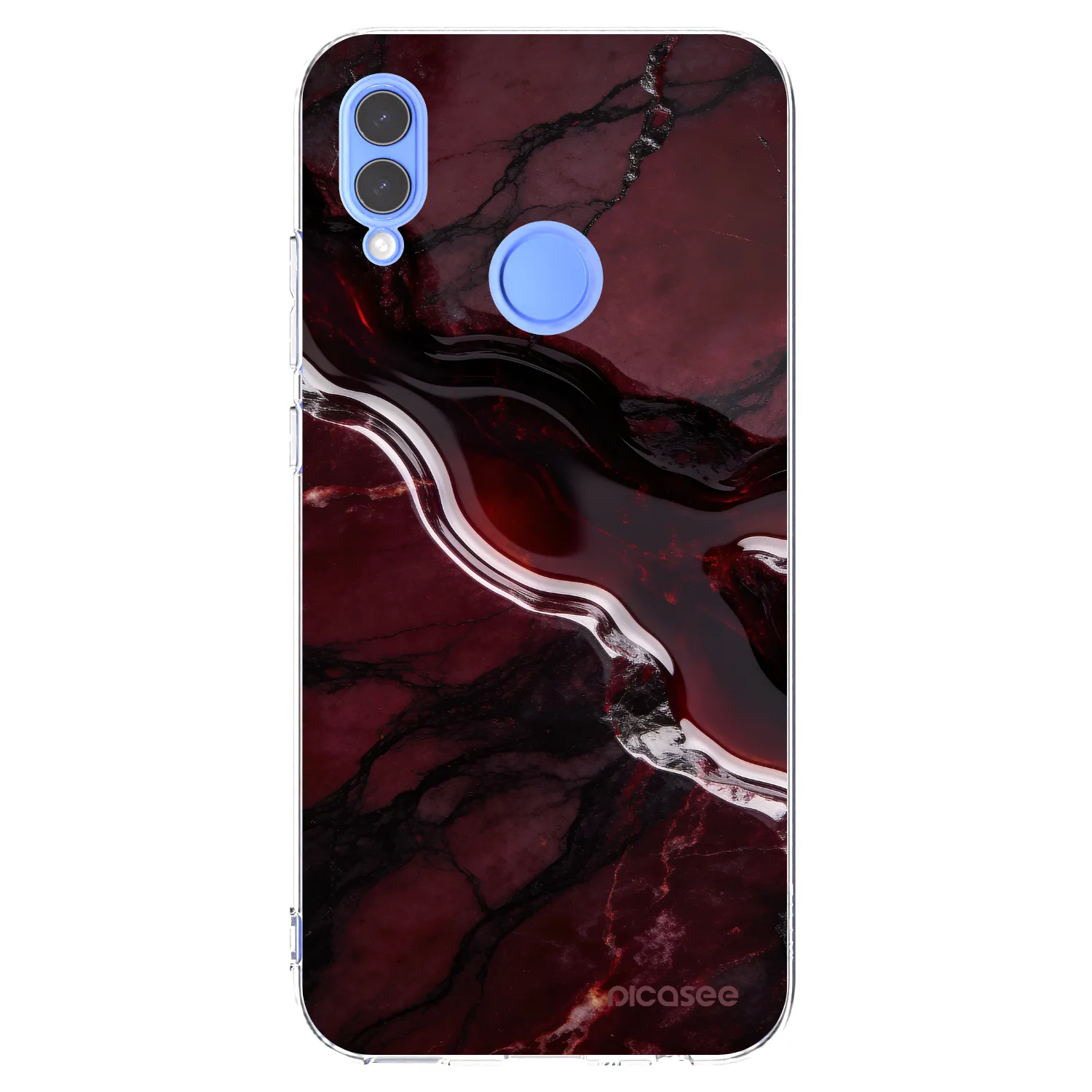 Picasee silikonski prozorni ovitek za Honor 10 Lite - Cherry stone