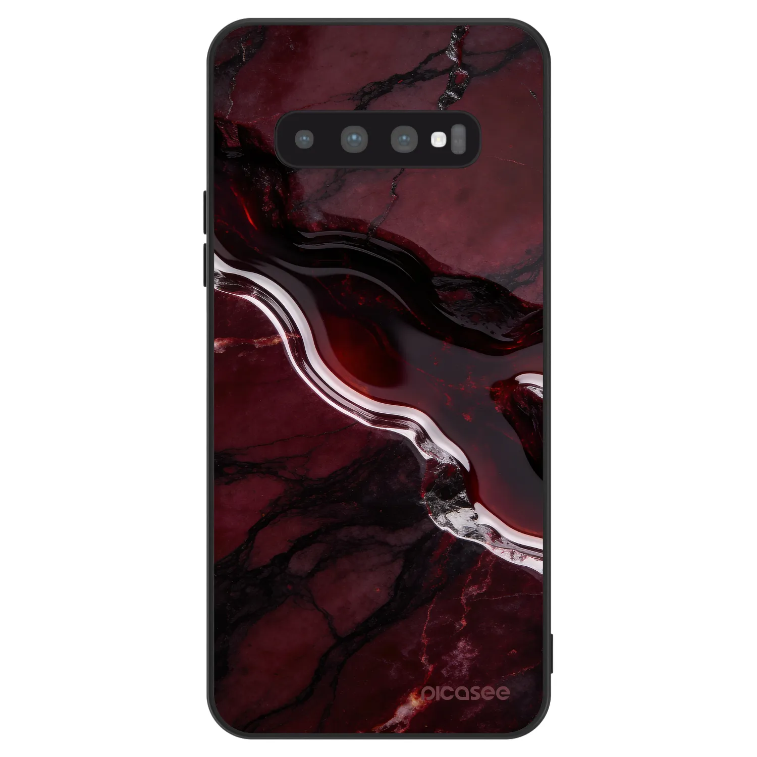 Picasee ULTIMATE CASE za Samsung Galaxy S10 Plus G975 - Cherry stone