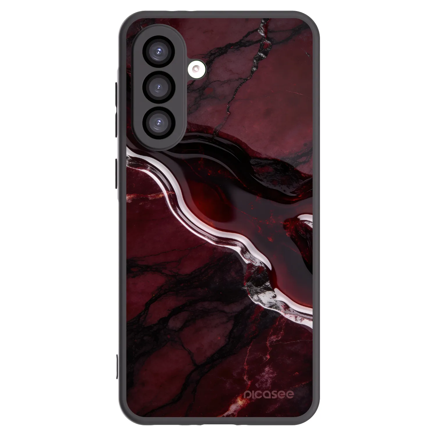 Picasee silikonski črni ovitek za Samsung Galaxy A26 5G A266B - Cherry stone