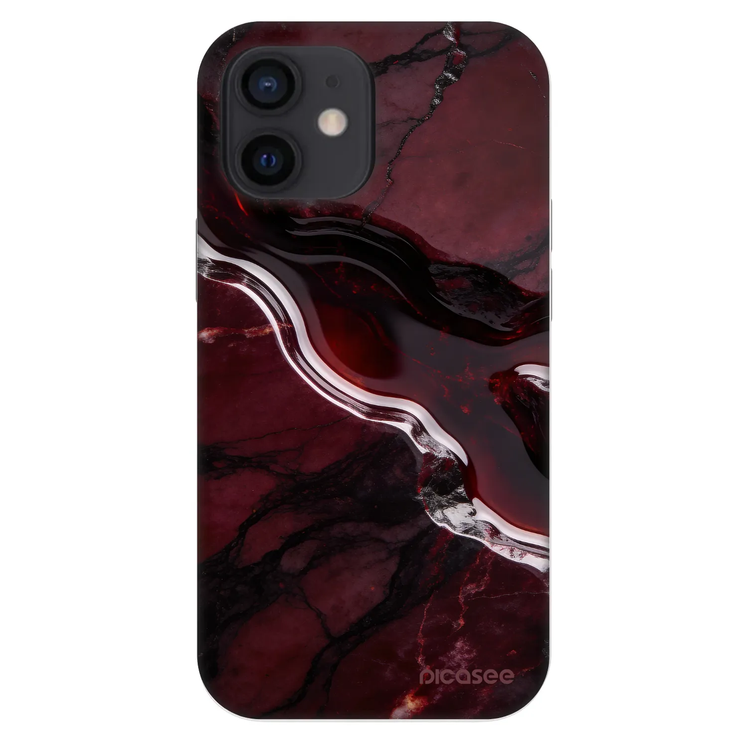 Picasee Fashion Case za Apple iPhone 12 mini - Cherry stone
