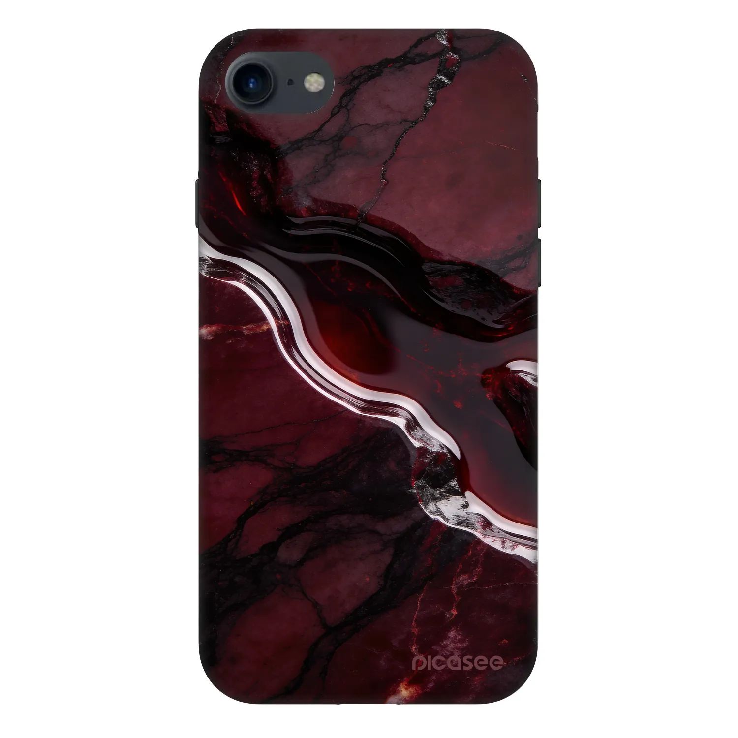 Picasee Fashion Case za Apple iPhone SE 2022 - Cherry stone