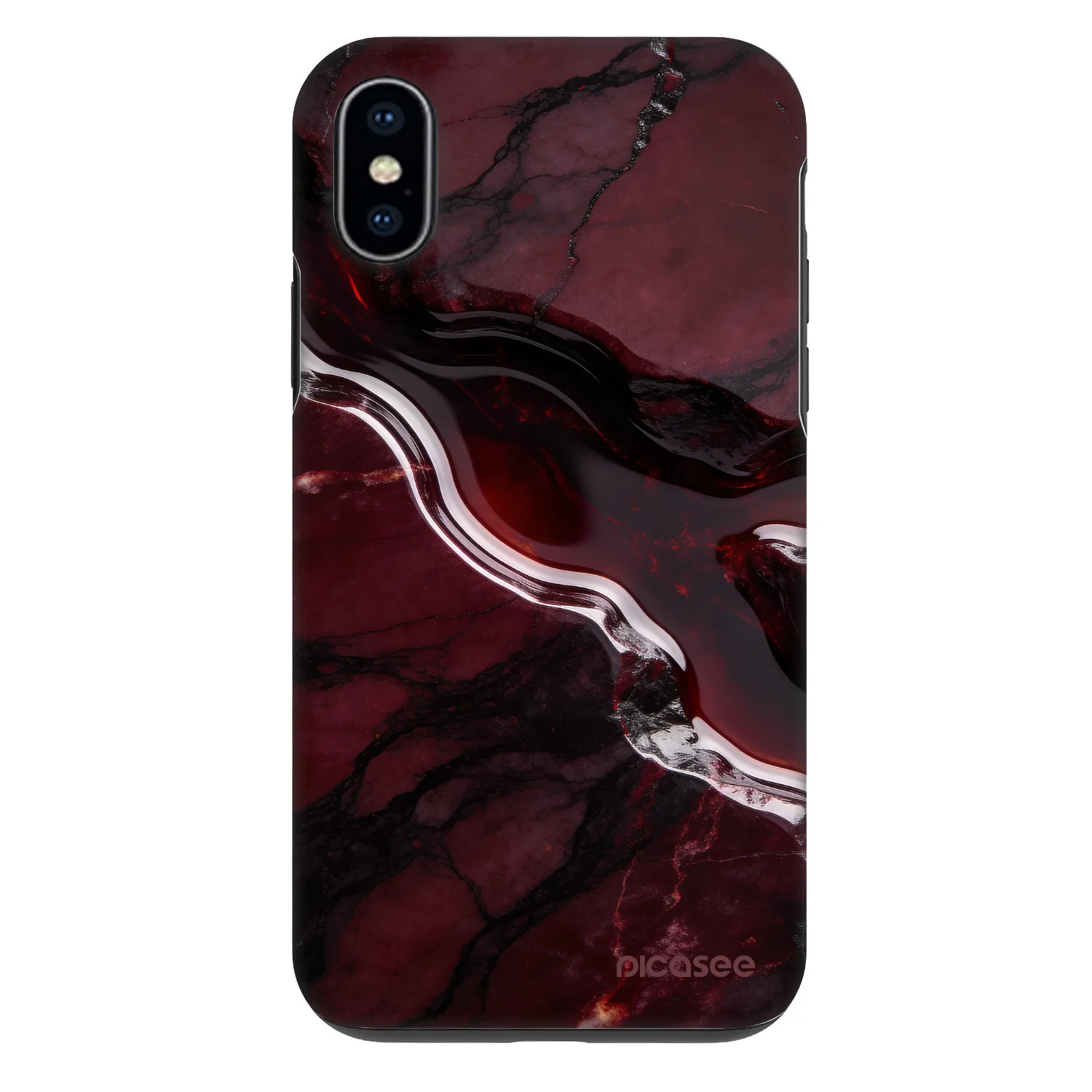 Picasee Fashion Case za Apple iPhone X/XS - Cherry stone