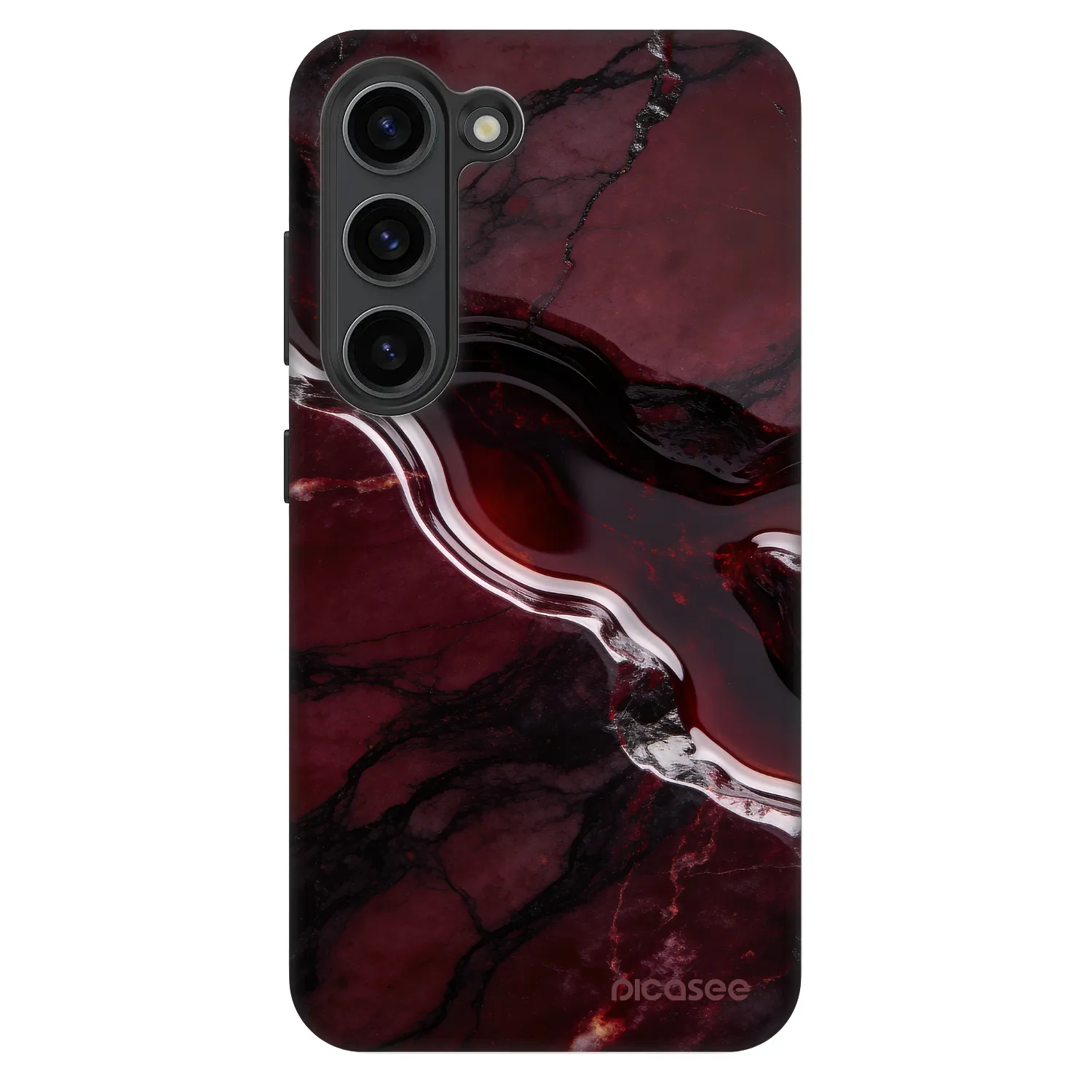 Picasee Fashion Case za Samsung Galaxy S23 5G - Cherry stone
