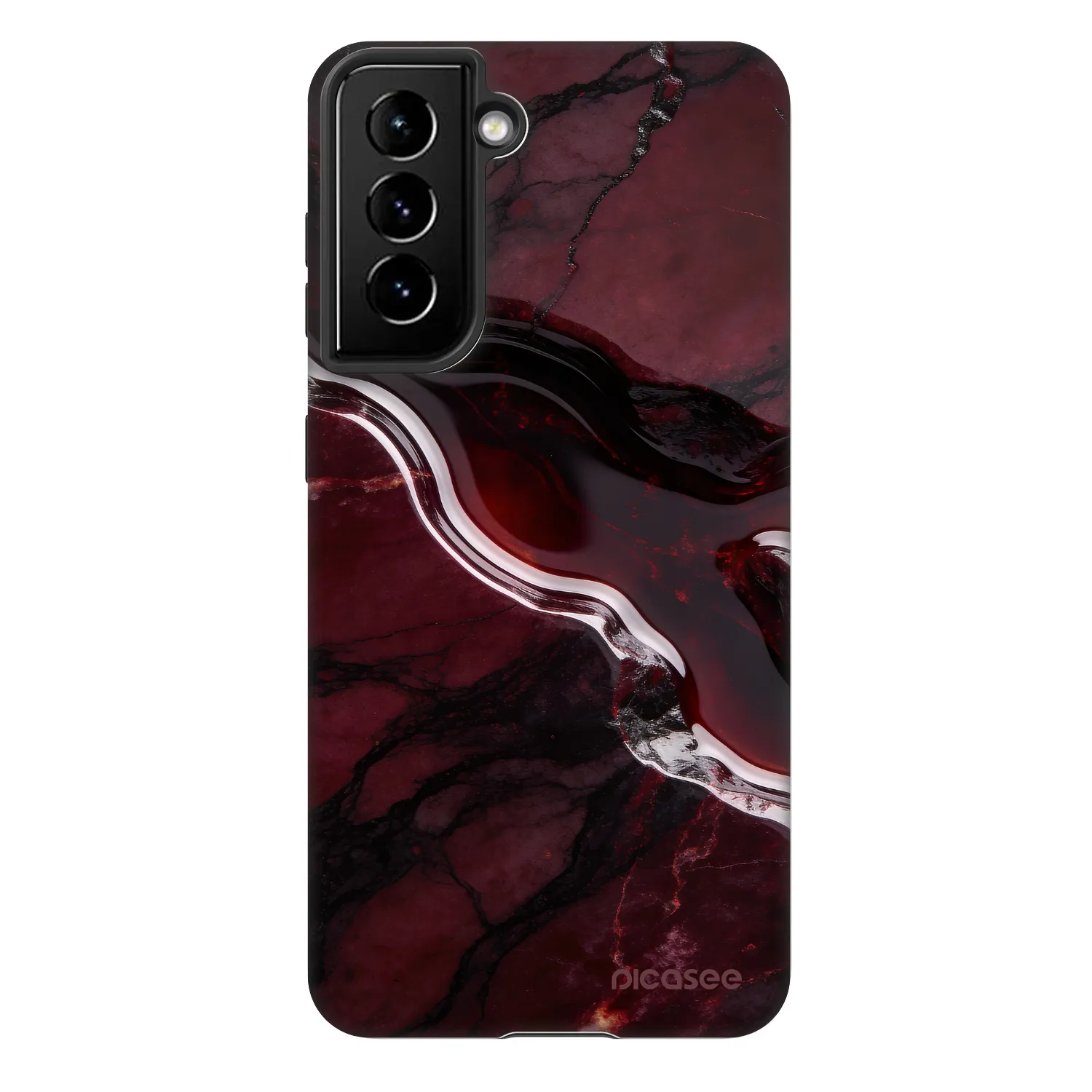 Picasee Fashion Case za Samsung Galaxy S21 FE 5G - Cherry stone