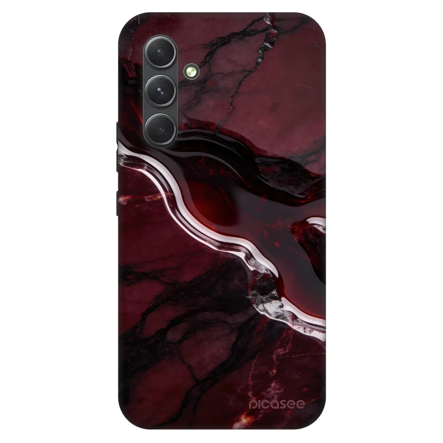 Picasee Fashion Case za Samsung Galaxy A54 5G A546B - Cherry stone