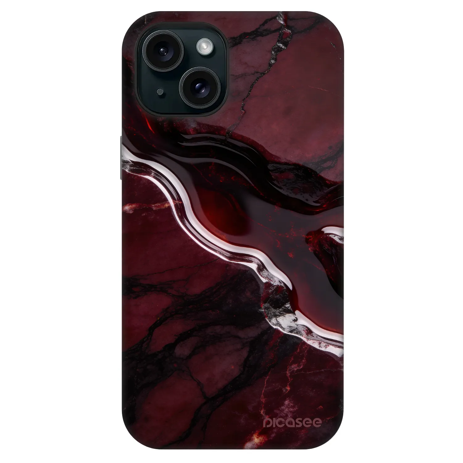 Picasee Fashion Case MagSafe za Apple iPhone 13 - Cherry stone