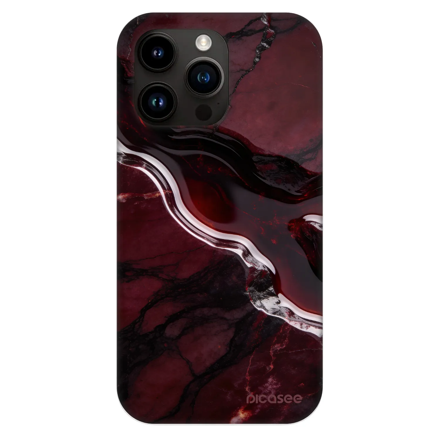 Picasee Fashion Case MagSafe za Apple iPhone 13 Pro - Cherry stone