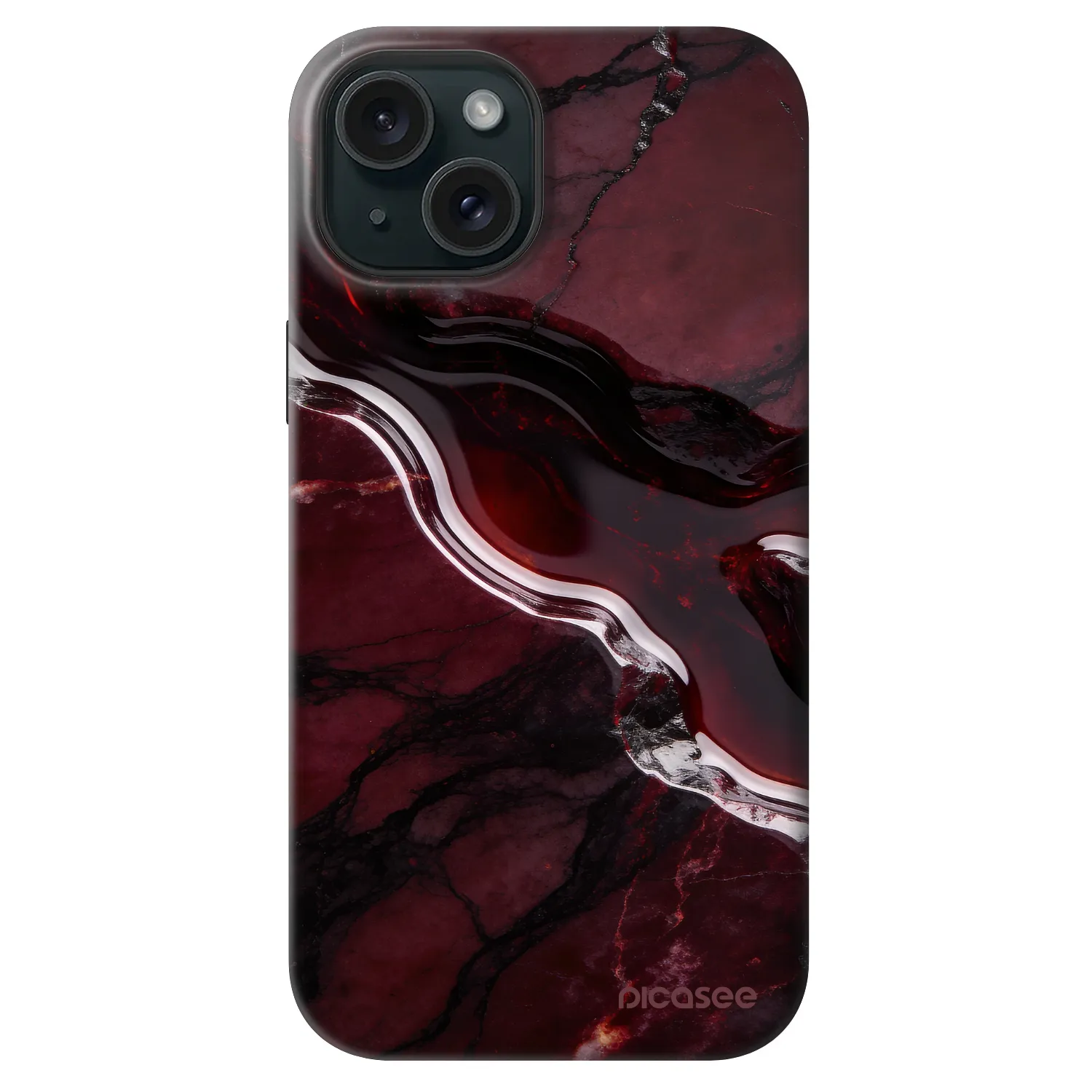 Picasee Fashion Case MagSafe za Apple iPhone 14 - Cherry stone