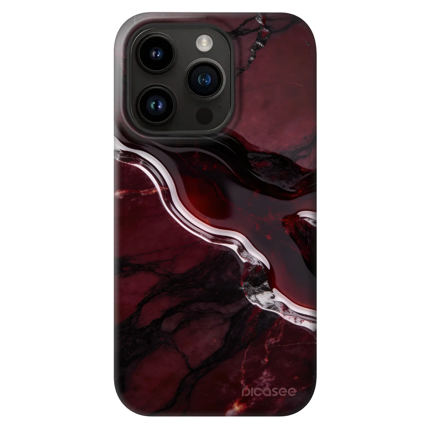 Picasee Fashion Case MagSafe za Apple iPhone 14 Pro - Cherry stone