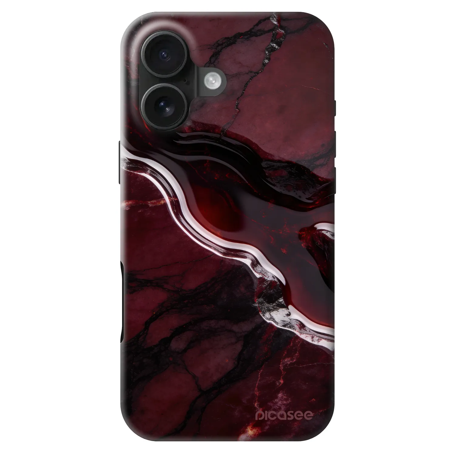 Picasee Fashion Case MagSafe za Apple iPhone 16 - Cherry stone