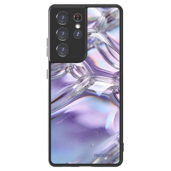 Picasee ULTIMATE CASE za Samsung Galaxy S21 Ultra 5G G998B - Iridescent bubbles