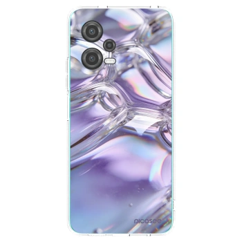 Picasee silikonski prozorni ovitek za Xiaomi Poco X5 - Iridescent bubbles