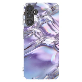 Picasee silikonski prozorni ovitek za Samsung Galaxy A14 5G A146P - Iridescent bubbles