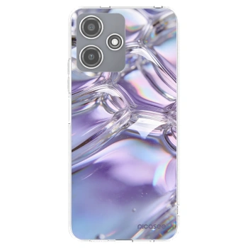 Picasee silikonski prozorni ovitek za Xiaomi Redmi 12 5G - Iridescent bubbles