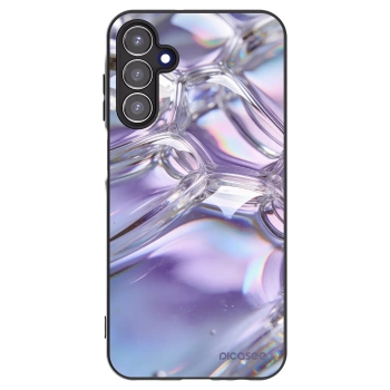Picasee silikonski črni ovitek za Samsung Galaxy A15 A155F 4G - Iridescent bubbles