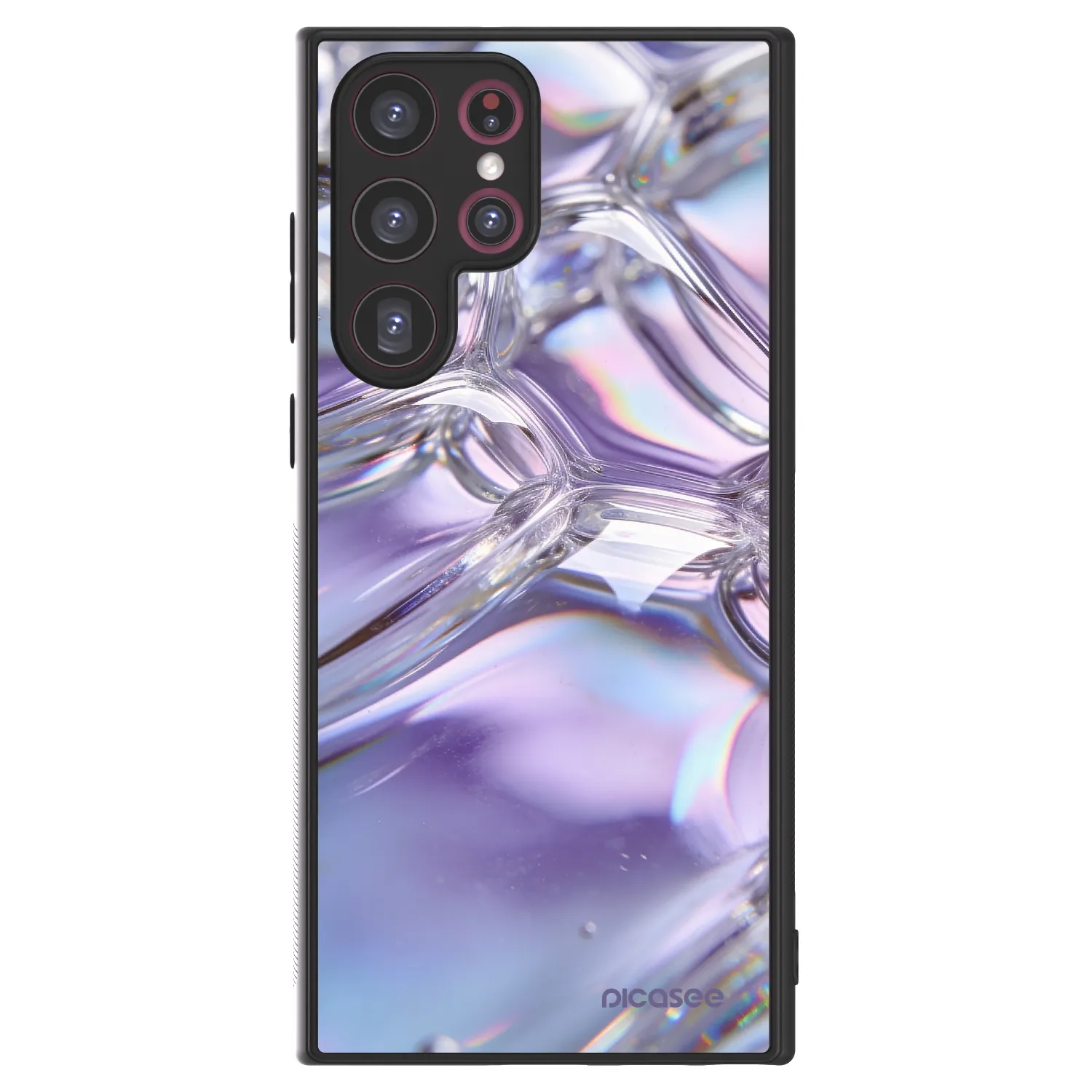 Picasee ULTIMATE CASE za Samsung Galaxy S22 Ultra 5G - Iridescent bubbles