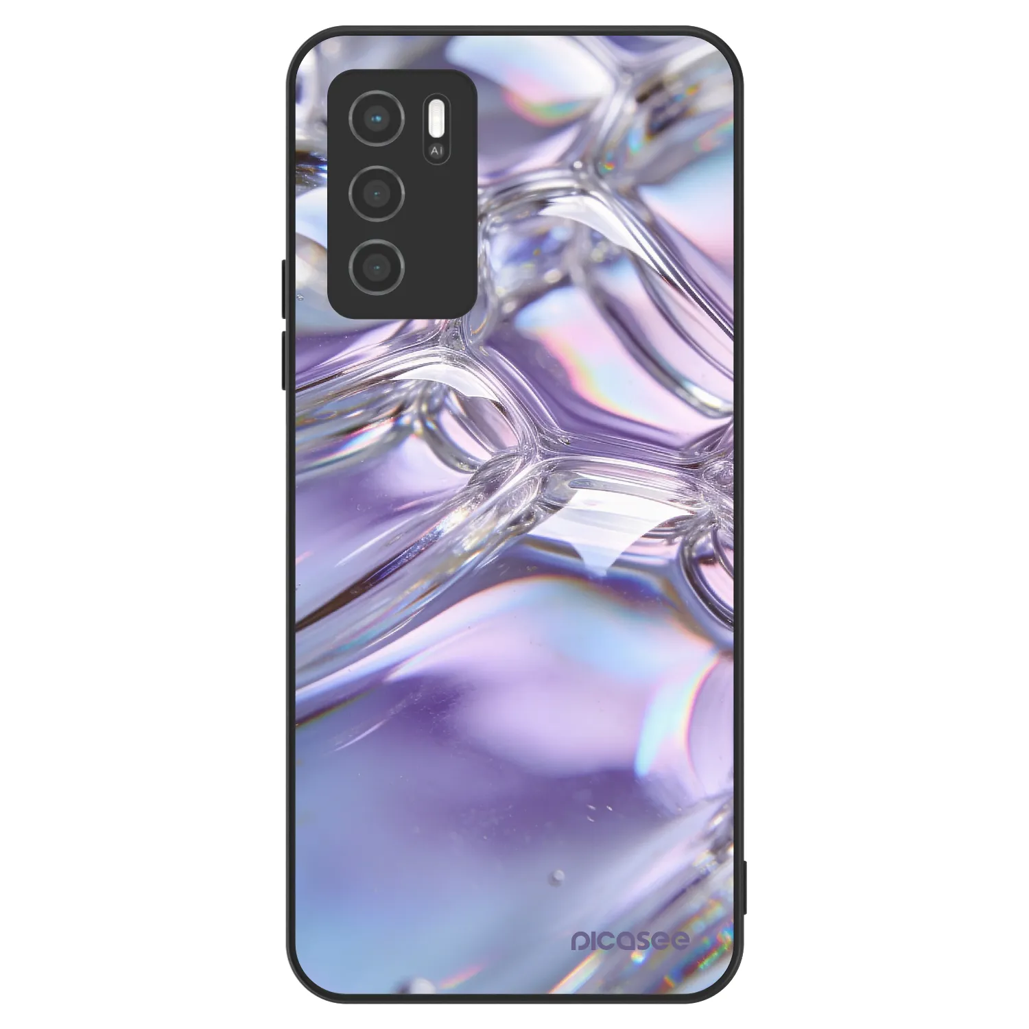 Picasee ULTIMATE CASE za OPPO A16 - Iridescent bubbles