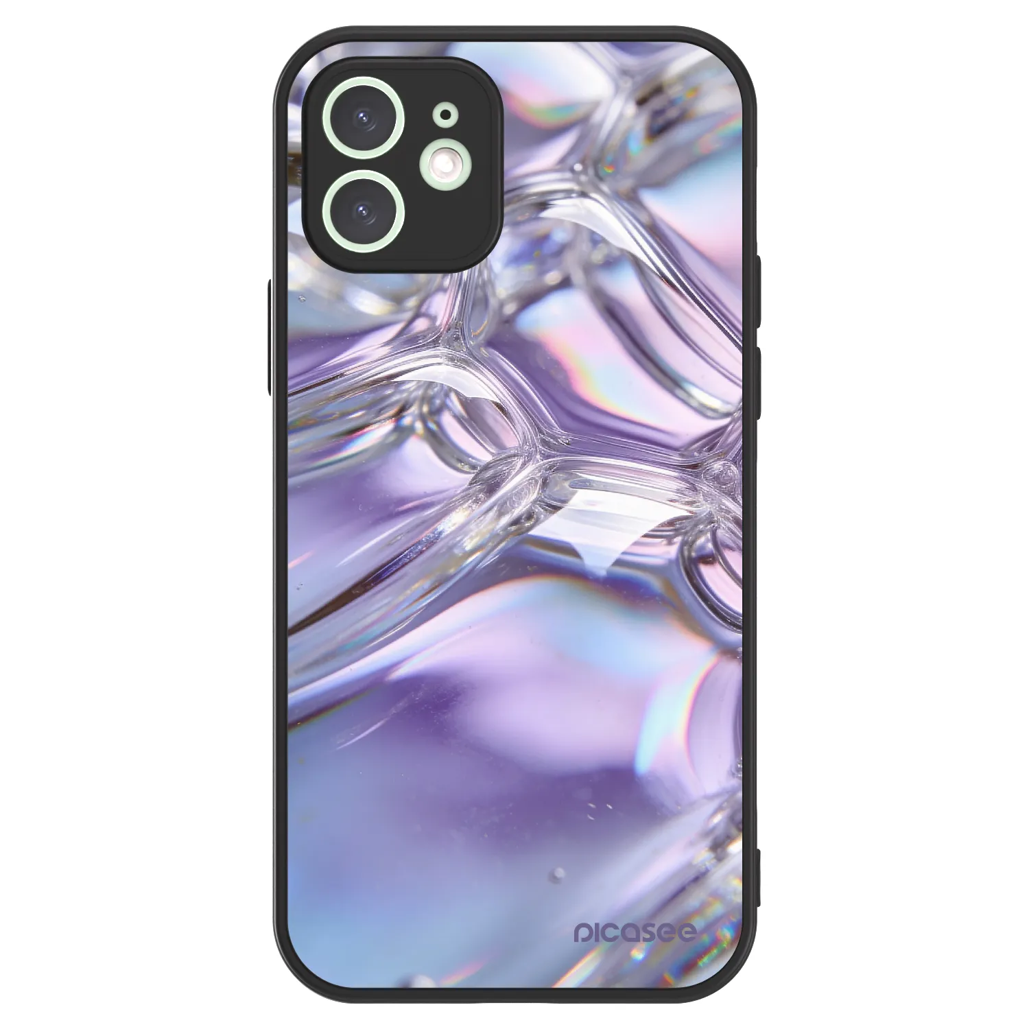 Picasee ULTIMATE CASE MagSafe za Apple iPhone 12 - Iridescent bubbles