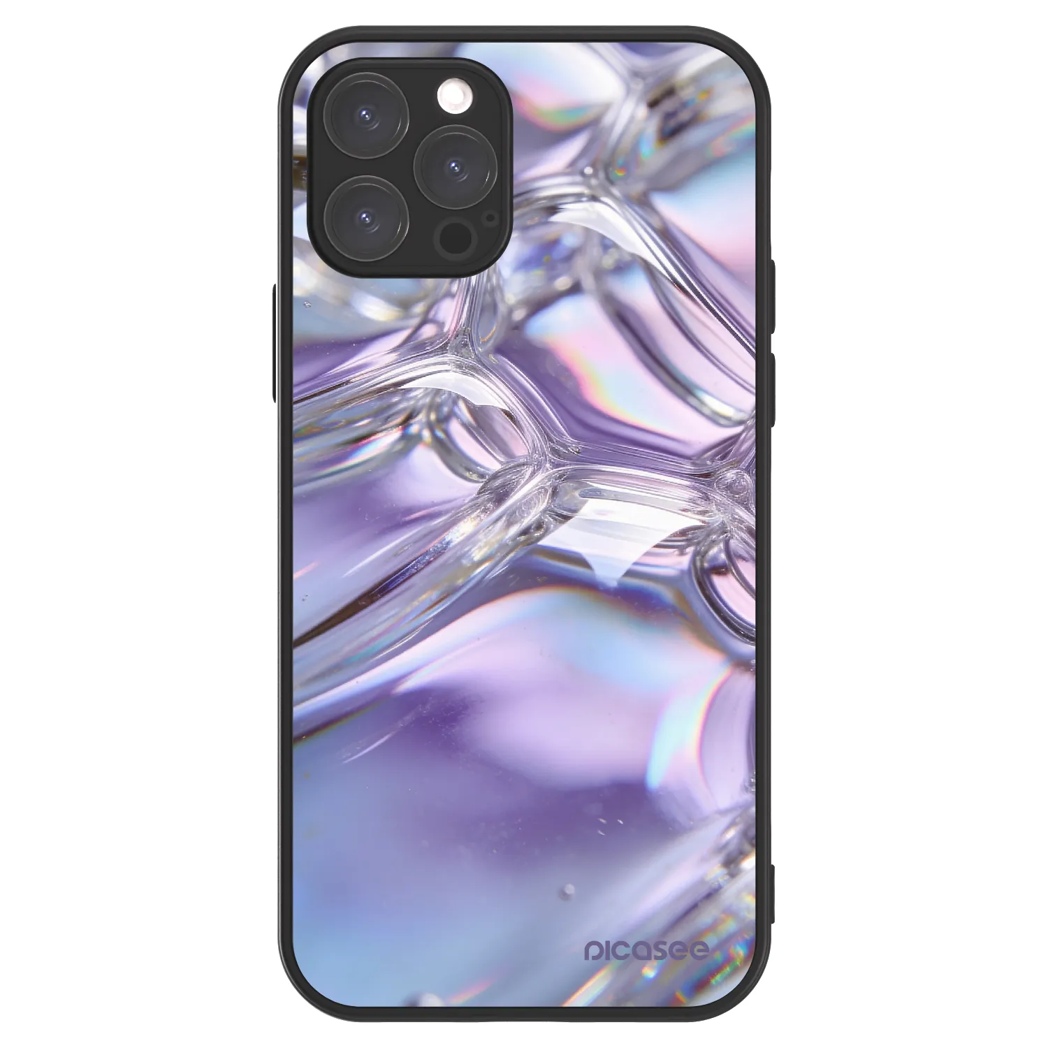 Picasee ULTIMATE CASE MagSafe za Apple iPhone 12 Pro - Iridescent bubbles