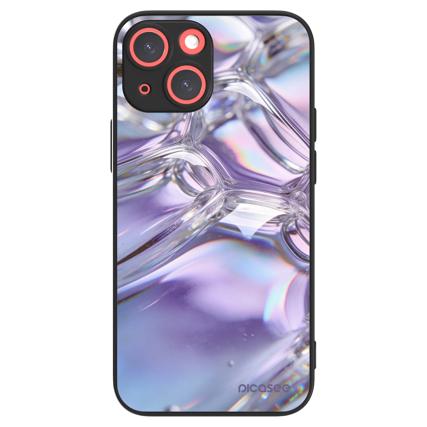Picasee ULTIMATE CASE MagSafe za Apple iPhone 13 mini - Iridescent bubbles