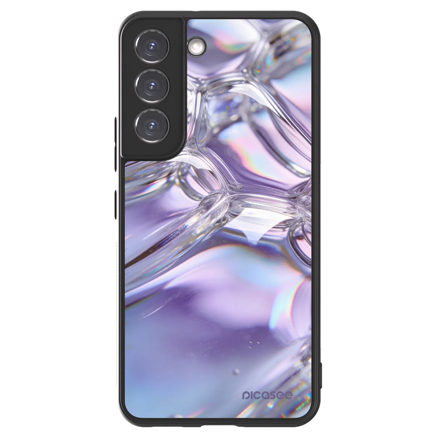 Picasee ULTIMATE CASE PowerShare za Samsung Galaxy S22 5G - Iridescent bubbles