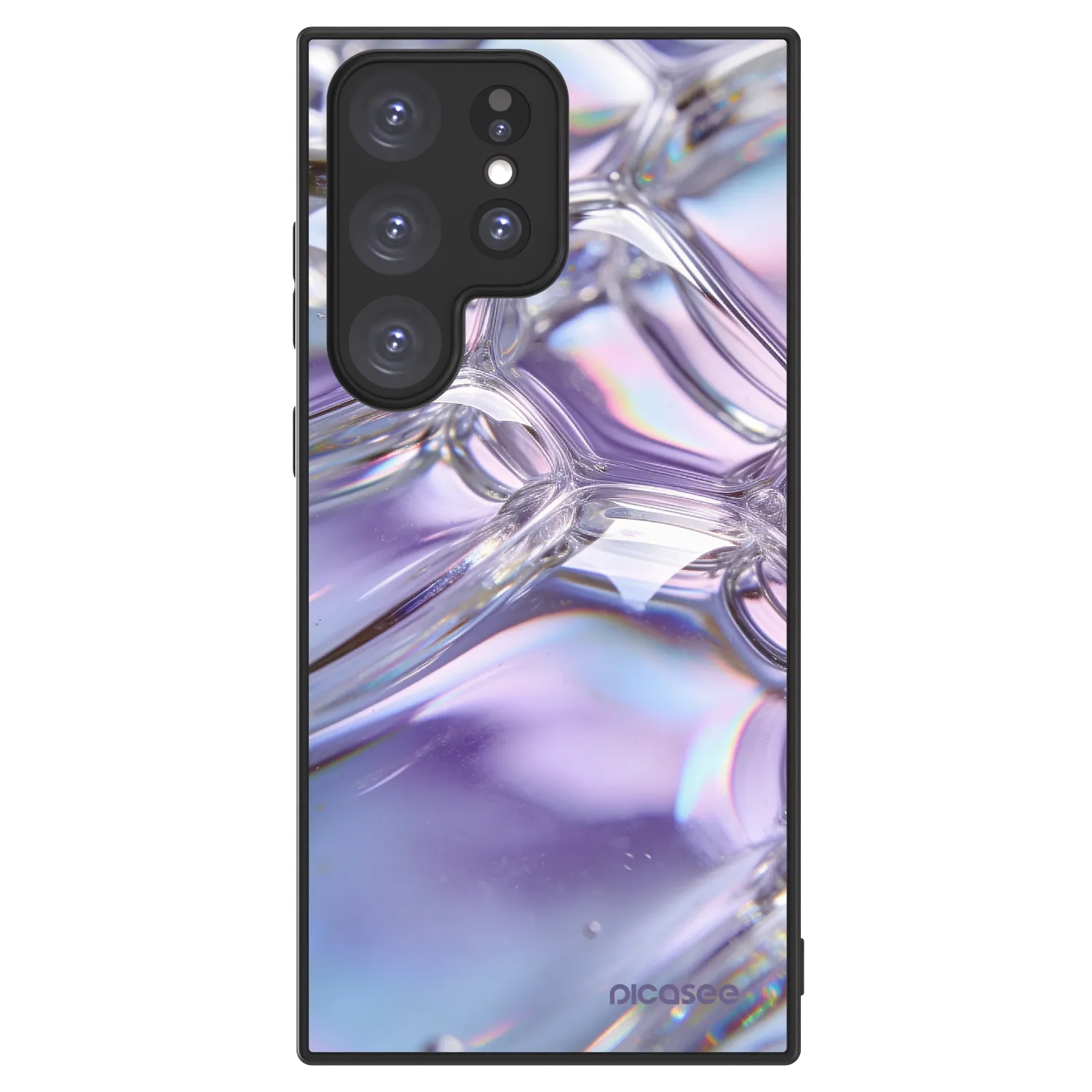 Picasee ULTIMATE CASE PowerShare za Samsung Galaxy S23 Ultra 5G - Iridescent bubbles