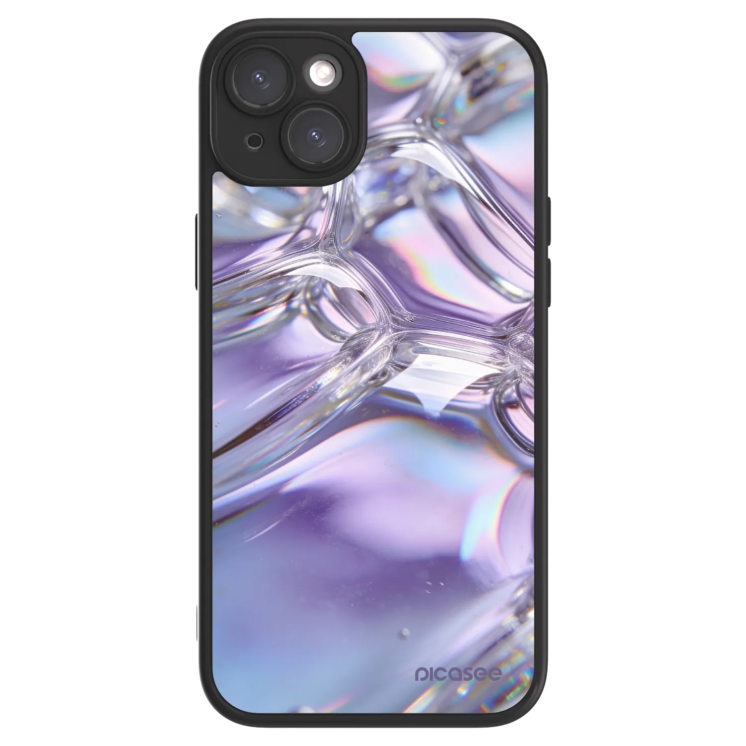Picasee ULTIMATE CASE MagSafe za Apple iPhone 15 Plus - Iridescent bubbles