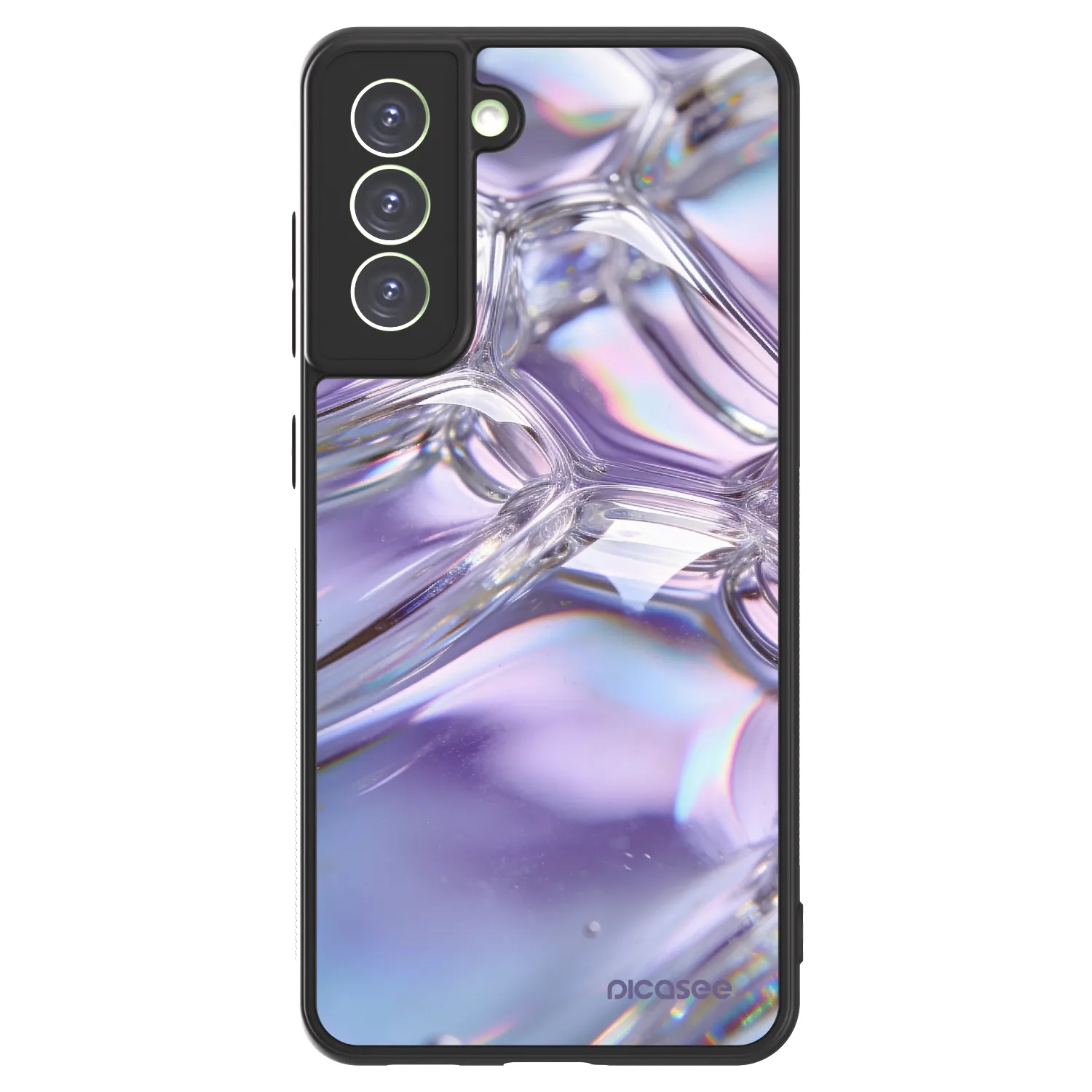 Picasee ULTIMATE CASE PowerShare za Samsung Galaxy S21 FE 5G - Iridescent bubbles