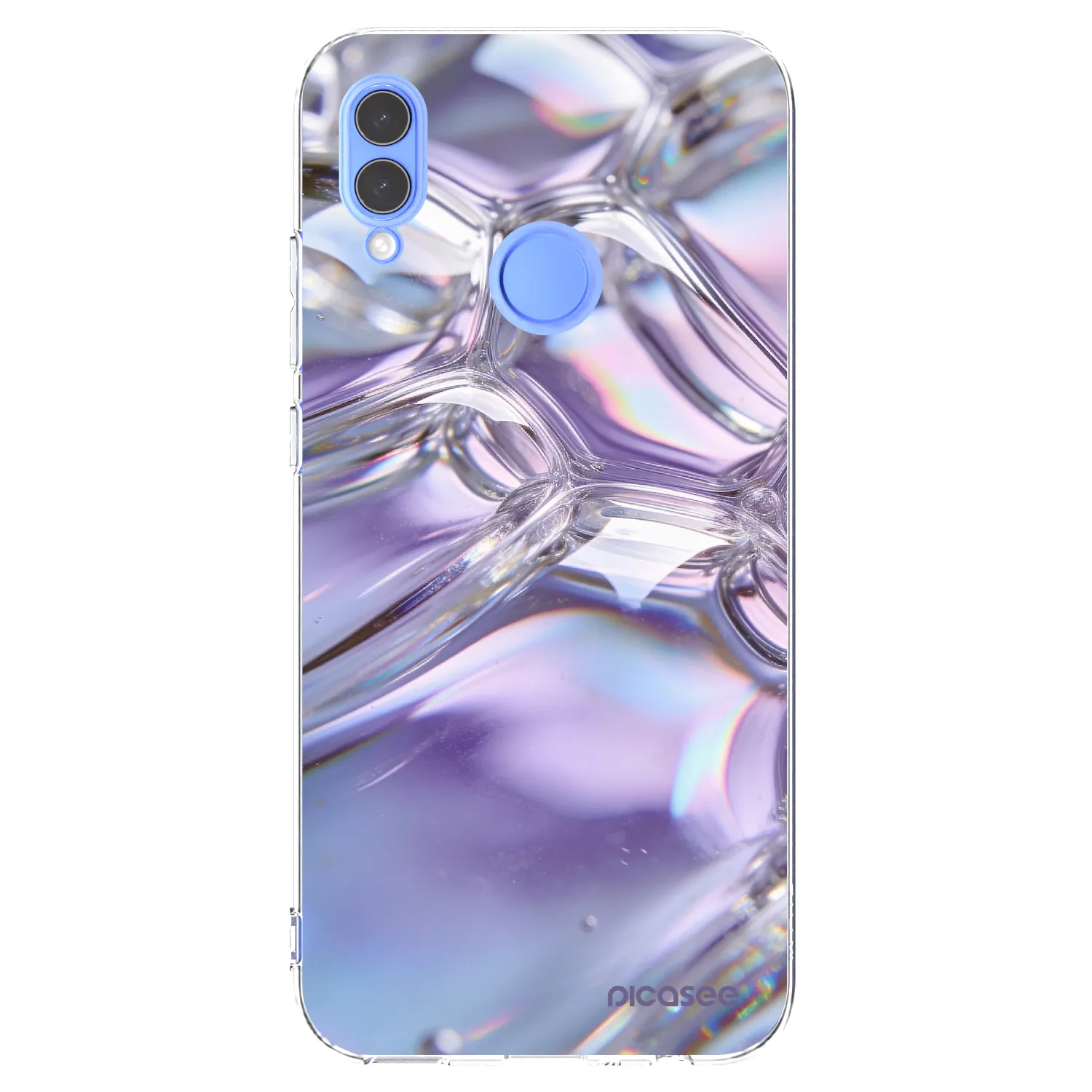 Picasee silikonski prozorni ovitek za Honor 10 Lite - Iridescent bubbles