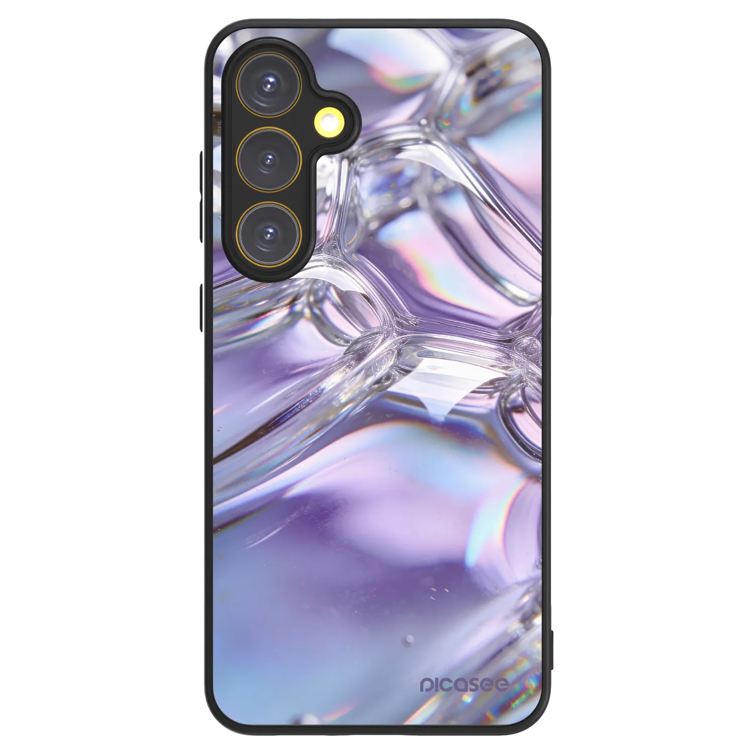 Picasee ULTIMATE CASE PowerShare za Samsung Galaxy S24 FE S721B - Iridescent bubbles