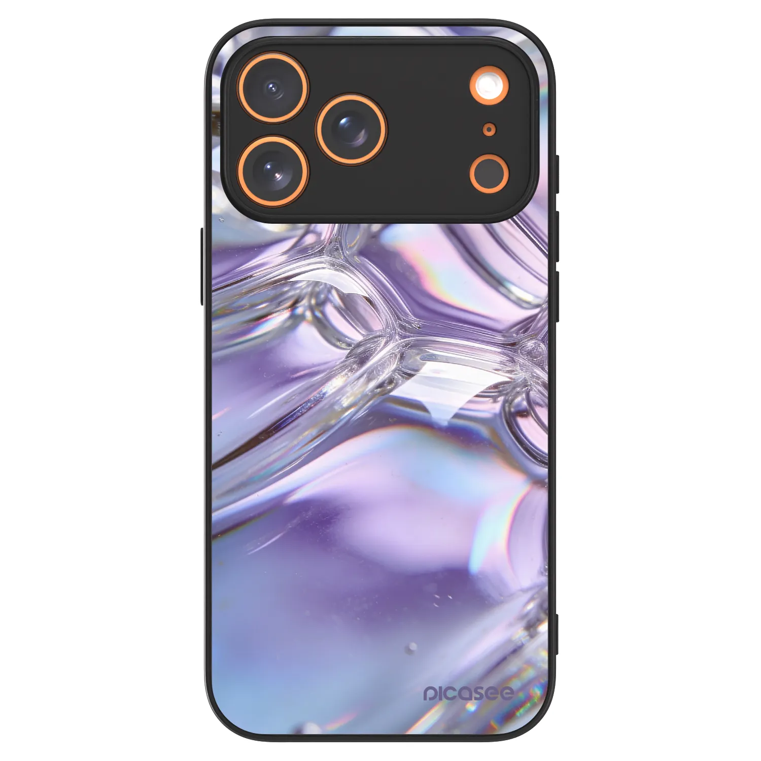 Picasee ULTIMATE CASE MagSafe za Apple iPhone 17 Pro Max - Iridescent bubbles