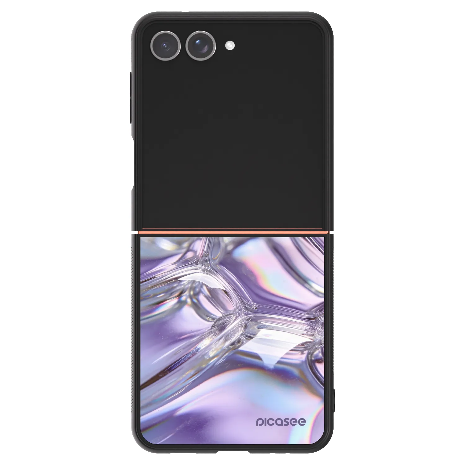 Picasee ULTIMATE CASE za Samsung Galaxy Z Flip7 5G - Iridescent bubbles