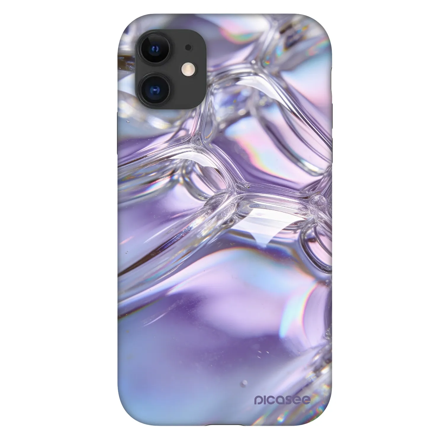 Picasee Fashion Case za Apple iPhone 11 - Iridescent bubbles
